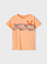 Name İt Baskılı Açık Somon Bebek T-Shirt 13203022