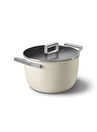 SMEG Cookware 50''S Style CKFC2611CRM Krem Tencere 26 cm 7,7 lt