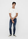 Only & Sons Mavi Erkek Slim Fit Denim Pantolon 22005076_ONSWEFT MID BLUE 5076