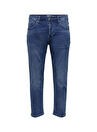 Only & Sons Erkek Dar Paça Rahat Kalıp Denim Pantolon 22022369_ONSAVI BEAM LIFE DARK BLUE