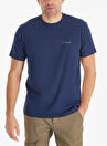 Columbia CS0282 CSC M BASIC SM LOGO BRUSHED Lacivert O Yaka Erkek T-Shirt