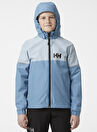 Helly Hansen Mavi Erkek Çocuk Kapüşonlu Uzun Kollu Kayak Montu HHA.41728-HHA.625  JR LEVEL JACKET