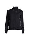 Casall 20459-901 Training Jacket Kadın Siyah Dik Yaka Slim Fit Zip Ceket