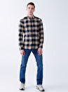 Only & Sons Kareli Lacivert Erkek Gömlek ONSGUDMUND LS CHECKED SHIRT NOOS