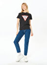 Guess Bisiklet Yaka Siyah Kadın T-Shirt W2BI69K8FQ1JBLK