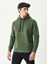 Riders By Lee Kapüşonlu Regular Fit Haki Erkek  Sweatshirt L222695-801