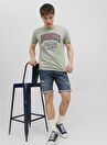 Jack & Jones 12224972_JJIRICK JJORIGINAL SHORTS Mavi Erkek Normal Bel Slim Fit  Denim Şort