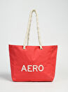 Aeropostale Kırmızı Kadın 50x28x15 cm Plaj Çantası PUNCH-ACIRE