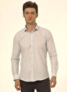 Süvari Mavi - Buz Erkek Slim Fit Gömlek GM1007100515