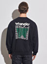 Wrangler Bisiklet Yaka Siyah Erkek Sweatshırt W676I4100_Bisiklet Yaka Sweatshirt