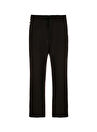 Lastikli Bel Slim Fit Siyah Erkek Pantolon 74OBA110N0132899