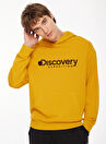 Discovery Expedition Hardal Erkek Kapüşon Yaka Loose Fit Nakışlı Sweatshirt D3WM-SWT28