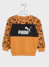 Puma Erkek Çocuk Turuncu Sweatshırt 67334730 ESS+ PUMA MATES Crew Deser