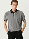 Network Polo Yaka Slim Fit Haki Erkek Kazak 1089386