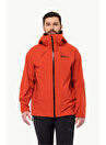 Jack Wolfskin Kırmızı Erkek Kapüşon Yaka Mont Alpspitze Tour 3L Jkt