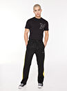 Lastikli Bel Straight Siyah Erkek Pantolon UMA23033PA