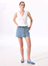 Fabrika Mavi Kadın Denim Etek F4SL-ETK0042