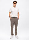 Back and Bond Normal Bel Normal Paça Slim Fit Vizon Erkek Pantolon B33W31002