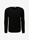 Sseinse Bisiklet Yaka Slim Fit Siyah Erkek Kazak MI2508SS