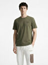 Discovery Expedition Haki Erkek %100 Pamuk T-Shirt D4SM-TST3294