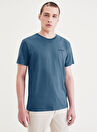 Dockers Yuvarlak Yaka Mavi Erkek T-Shirt A1103-0208