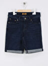 Jack & Jones Normal Bel Normal Açık Mavi Erkek Denim Şort JJIRICK JJORIGINAL SHORTS AM 600 JN