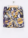 Name İt Siyah Erkek Şort Mayo NKMMAXTON NBA SWIMSHORTS OUS