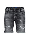 Jack & Jones Slim Fit Gri Erkek Denim Şort JJIRICK JJBLAIR SHORTS GE 402 SN