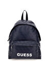 Guess Lacivert Erkek 16x43x31 cm Sırt Çantası VENEZIA BCKPCK W FRONT POCKET