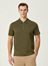 Network Haki Erkek Slim Fit Polo T-Shirt 1090792