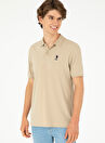 U.S. Polo Assn. Açık Haki Erkek Regular Fit Polo T-Shirt NOYU