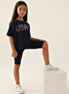 U.S. Polo Assn. Kız Çocuk Pijama Takımı US1847